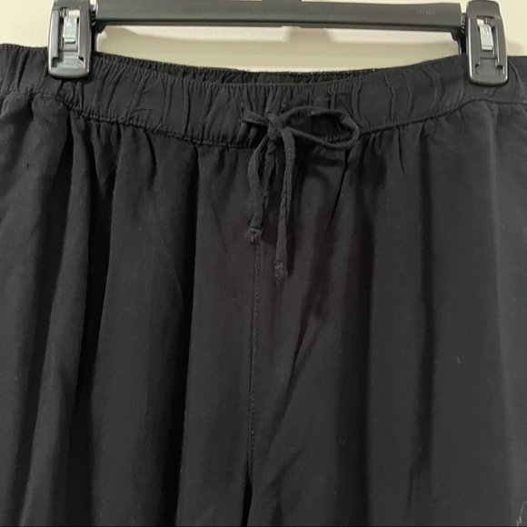 Garage SZ SP Skirt Pants Wide Leg Culottes Black Women - Picture 3 of 16